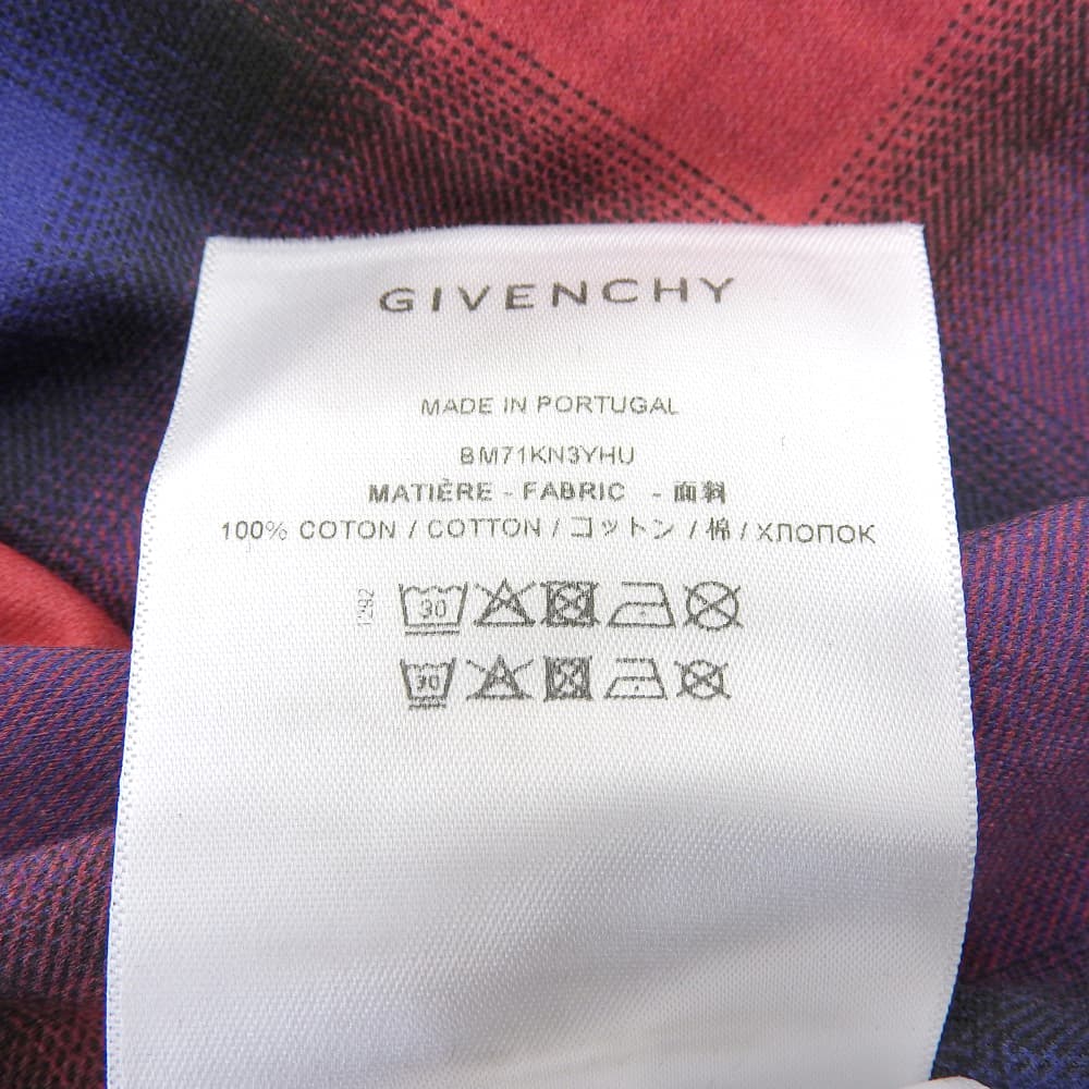 GIVENCHY 纪梵希 复古短袖T恤 男款 灰色 L BM71KN3YHU 上衣