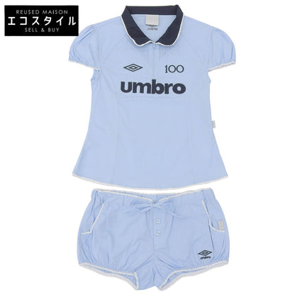 UMBRO アンブロ カットソー ショートパンツ セットアップ レディース ライトブルー M/S スーツ セットアップ