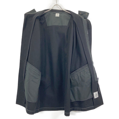 C.P.COMPANY C.P. Company 00's 31184853 Black Wool Nylon Oversized Hooded Coat Coat
