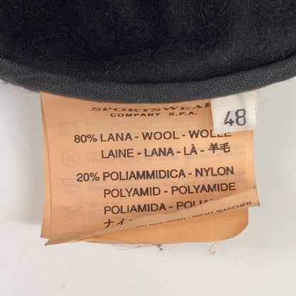 C.P.COMPANY C.P. Company 00's 31184853 Black Wool Nylon Oversized Hooded Coat Coat