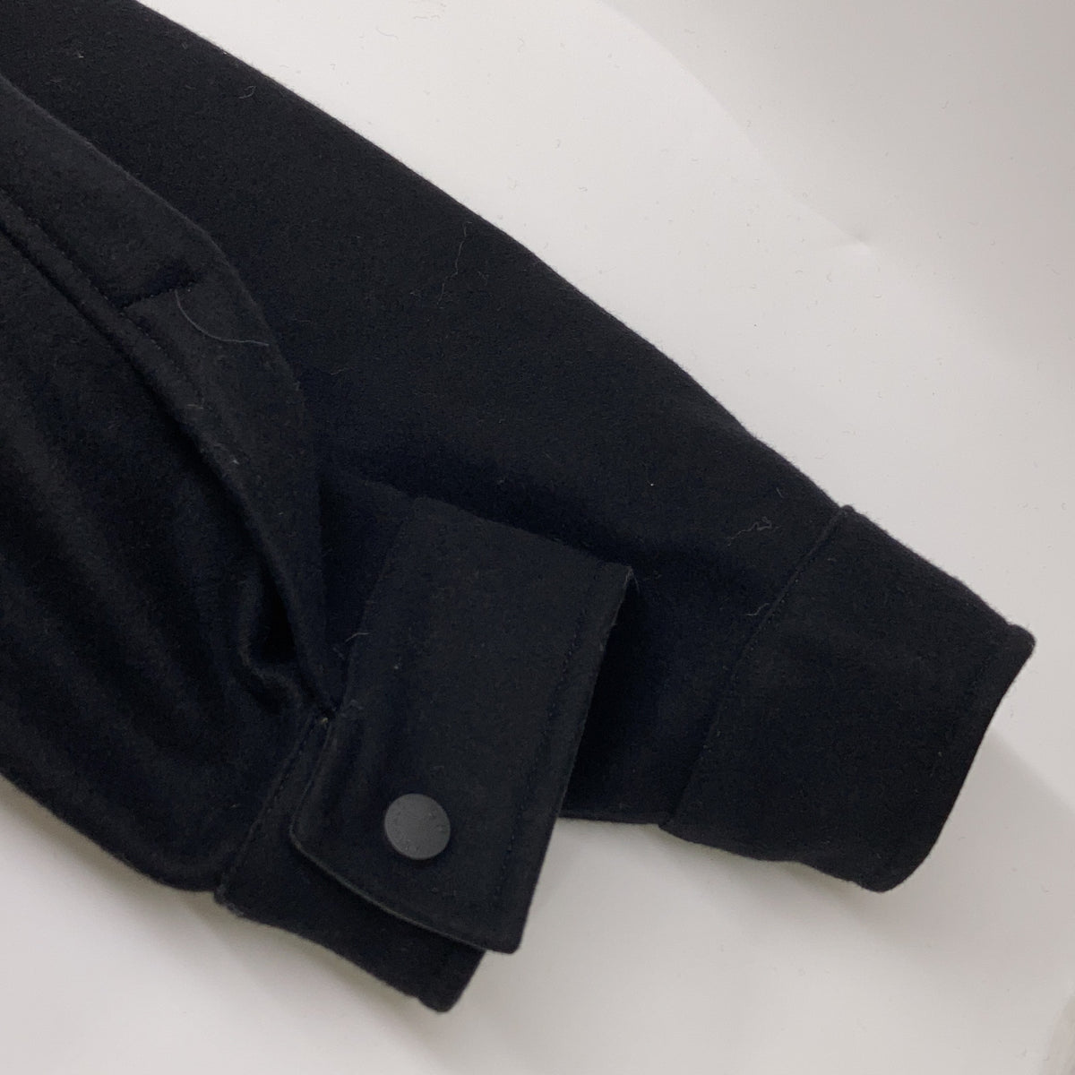 C.P.COMPANY C.P. Company 00's 31184853 Black Wool Nylon Oversized Hooded Coat Coat