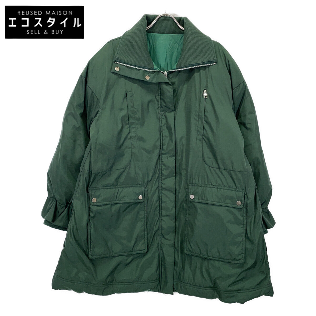 LUMEI ルーメイ 6525-343-0687 グリーン MILLWALL COAT リバーシブルダウンコート ジャケット
