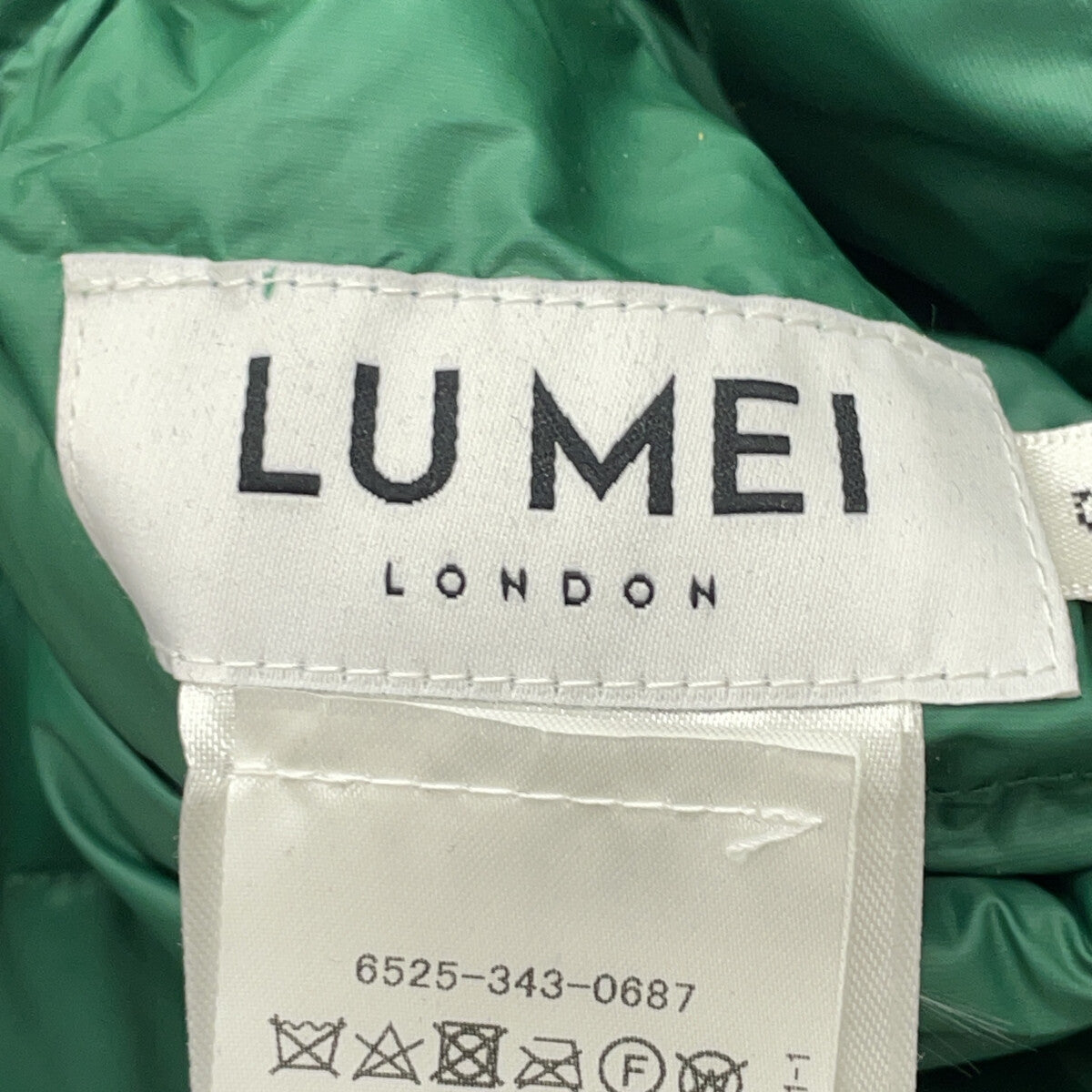 LUMEI ルーメイ 6525-343-0687 グリーン MILLWALL COAT リバーシブルダウンコート ジャケット