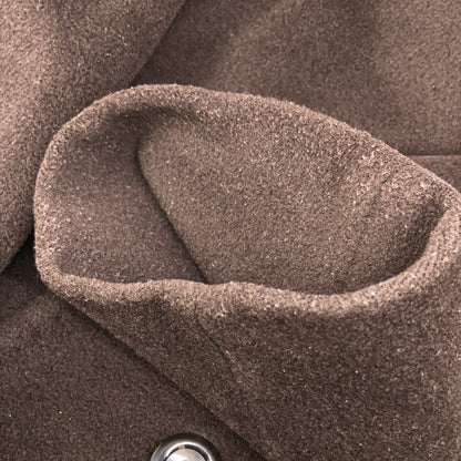 Max Mara 1600015 Brown 100% Wool Belted Semi-Double Long Coat