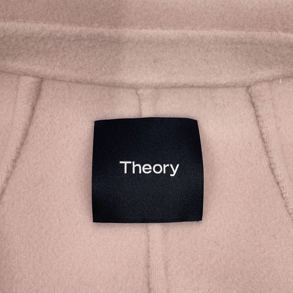 Theory セオリー 22AW 01-2409602 ピンク ウール×カシミヤ LUXE NEW DIVIDE オープンコート コート