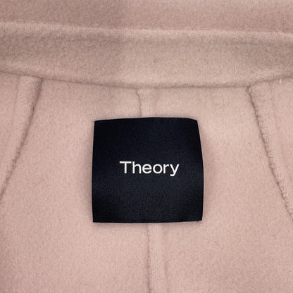 Theory セオリー 22AW 01-2409602 ピンク ウール×カシミヤ LUXE NEW DIVIDE オープンコート コート