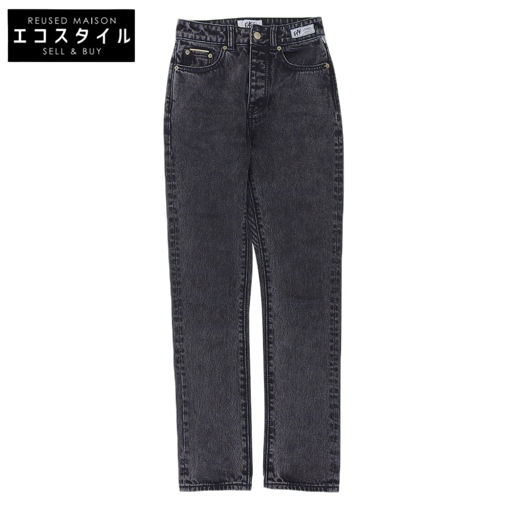 Eytys エイティーズ ボタンフライ ストレート デニムパンツ ボトムス メンズ ブラック 26/32 ボトムス