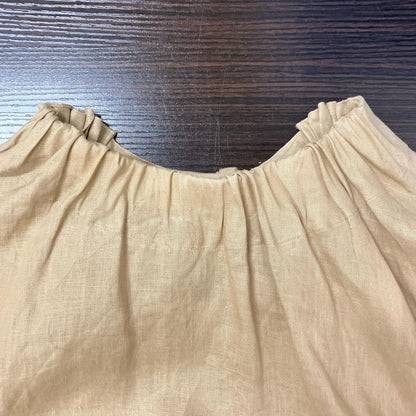HYKE ハイク 24SS ベージュ リネン ボウタイ ブラウス トップス