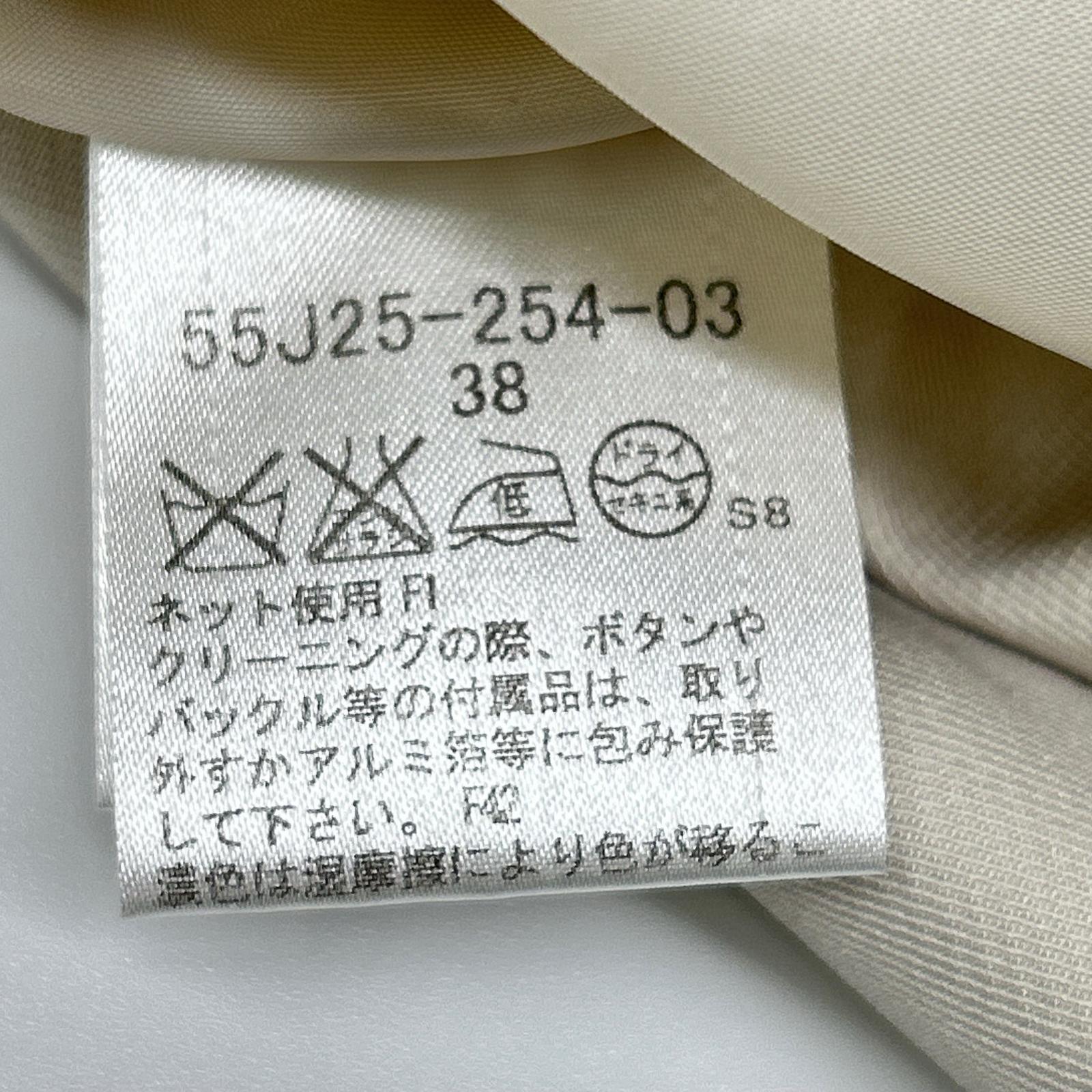 BLUE LABEL CRESTBRIDGE ブルーレーベルクレストブリッジ 55J25-254 ベージュ ポリエステル ノースリーブワンピース ワンピース