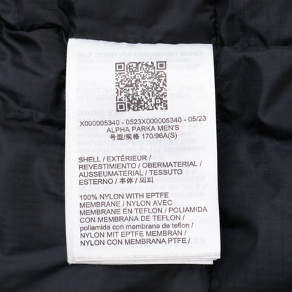 ARC'TERYX Arc'teryx 2023 X000005340 ALPHA PARKA/ Alpha Parka Jacket