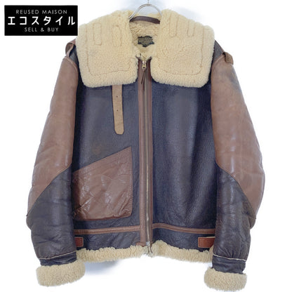 AERO LEATHER エアロレザー ブラウン B-3 ムートン フライトジャケット ジャケット