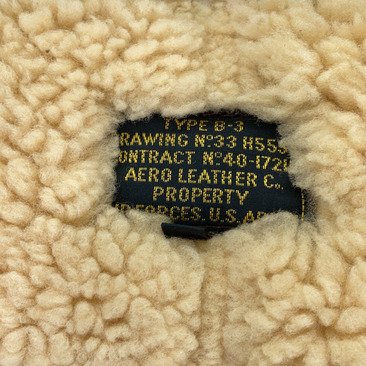 AERO LEATHER エアロレザー ブラウン B-3 ムートン フライトジャケット ジャケット