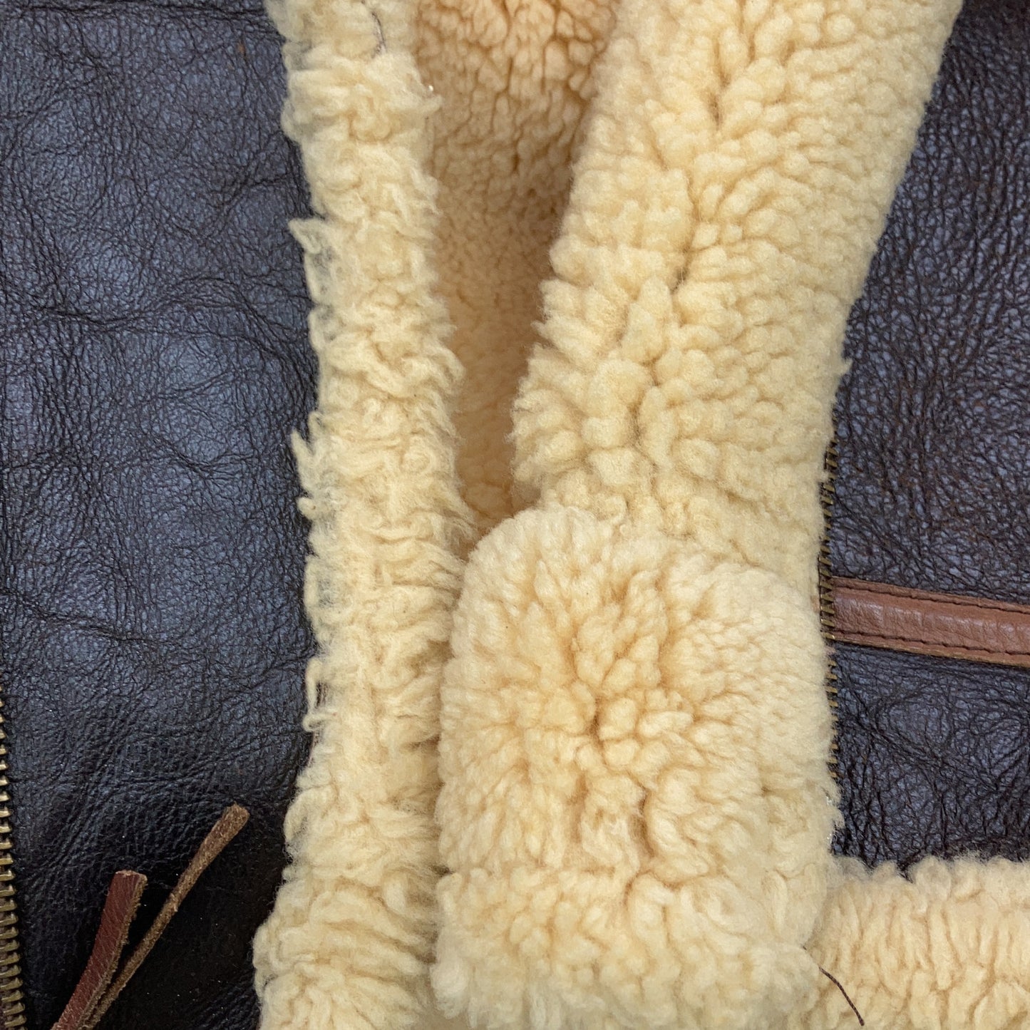 AERO LEATHER エアロレザー ブラウン B-3 ムートン フライトジャケット ジャケット