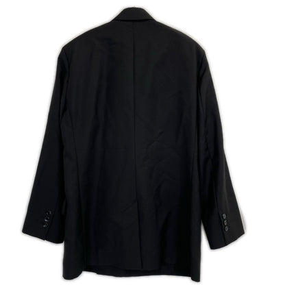 ACNE STUDIOS 盟可睐 FN-WN-SUIT000182 黑色 戗驳领双排扣西装夹克