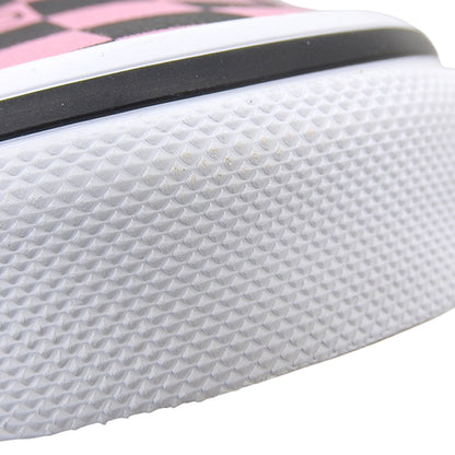 VANS バンズ 新品同様 オーセンティック Vロゴ チェッカースニーカー レディース ピンク×ブラック 23.5cm 7W0S0ND8 25-26AW シューズ 23.5