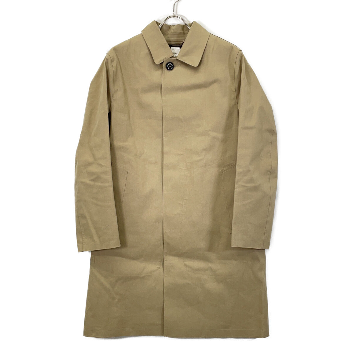 MACKINTOSH Mackintosh Beige DUNKELD Wool Liner Rubberized Raincoat