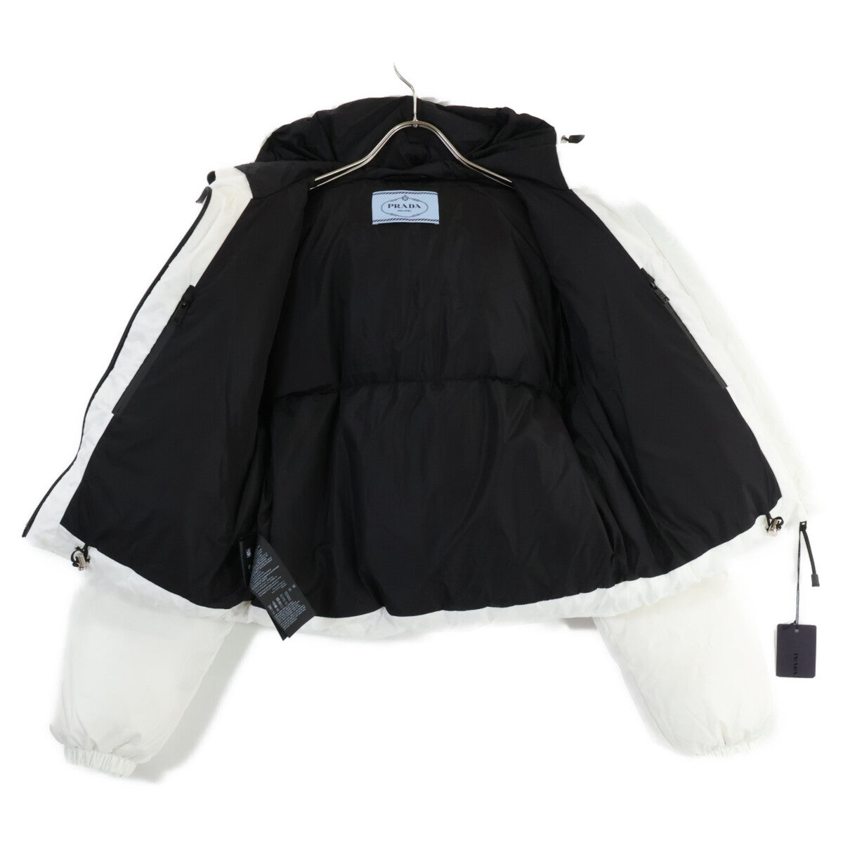 【新品同/国内正品】29R698 Re-Nylon Logo短款羽绒夹克 XS 女士