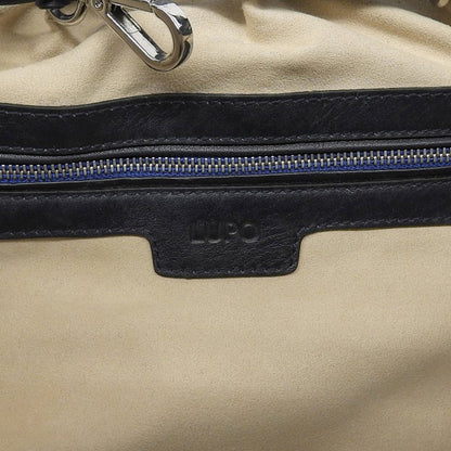 LUPO Barcelona Abanico Leather Handbag Women's Navy Handbag