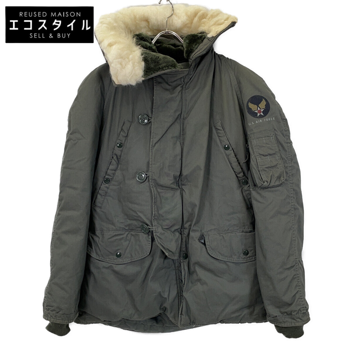 U.S.ARMY ユーエスアーミー 03's カーキ N-3B FLIGHT JACKET/フライトジャケット ジャケット