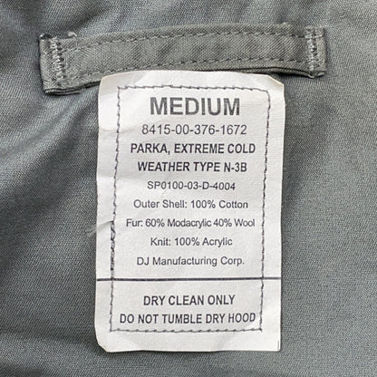 U.S.ARMY ユーエスアーミー 03's カーキ N-3B FLIGHT JACKET/フライトジャケット ジャケット