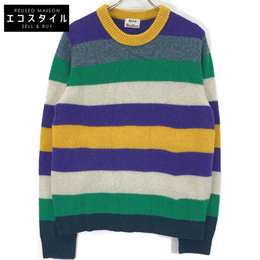 FN-MN-KNIT000102 多色羊毛圆领长袖针织衫 上衣 L 男士