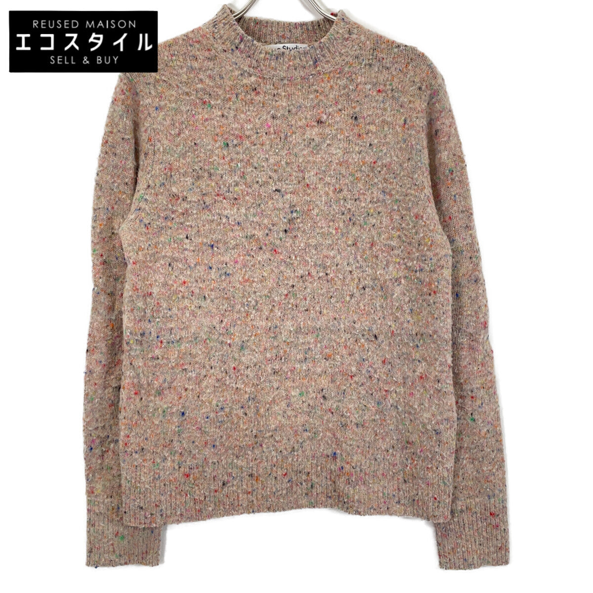 ACNE STUDIOS アクネ ストゥディオズ FN-MN-KNIT000225 マルチカラー クルーネック ロングスリーブニット トップス