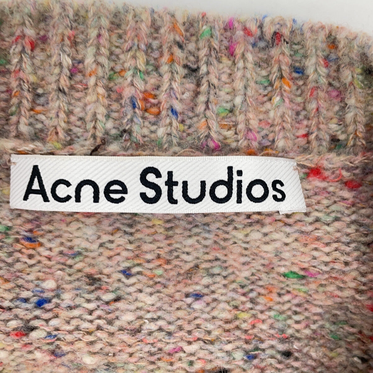 ACNE STUDIOS アクネ ストゥディオズ FN-MN-KNIT000225 マルチカラー クルーネック ロングスリーブニット トップス