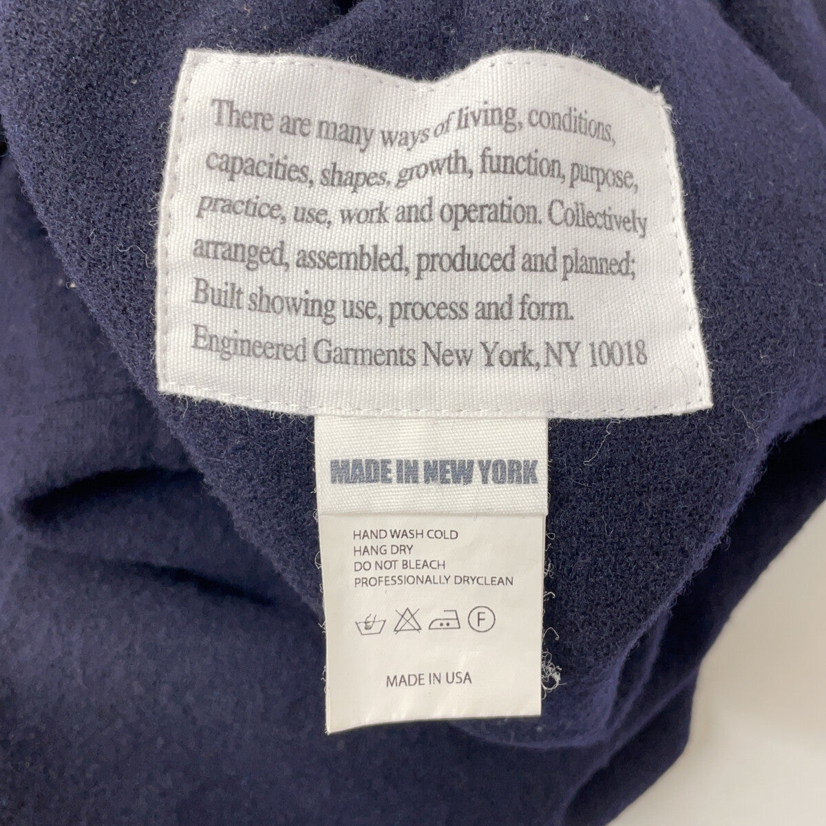 Engineered Garments エンジニアードガーメンツ ネイビー Smock- 13oz Wool Flannel カットソー トップス