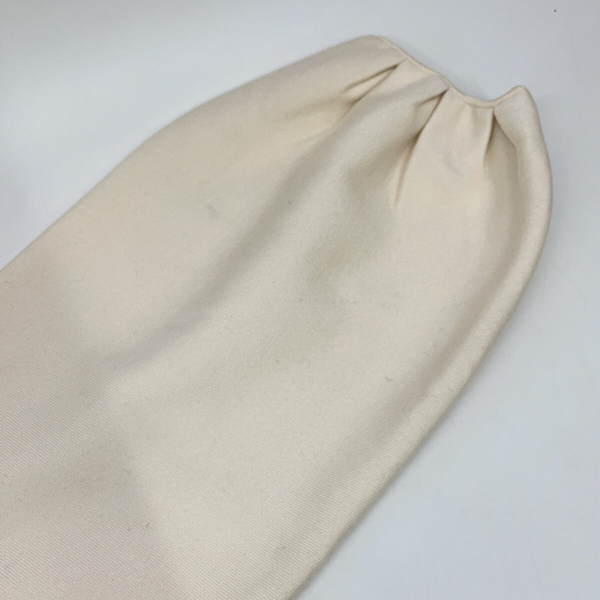 DRAWER 6526-199-1483 Ivory Wool-Silk Blend Back Zip Knit Dress