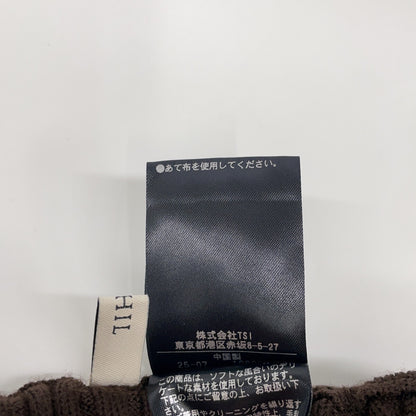 25年款 534-5272023 棕色 羊毛×尼龙 宽罗纹针织半身裙 半身裙 1 女士