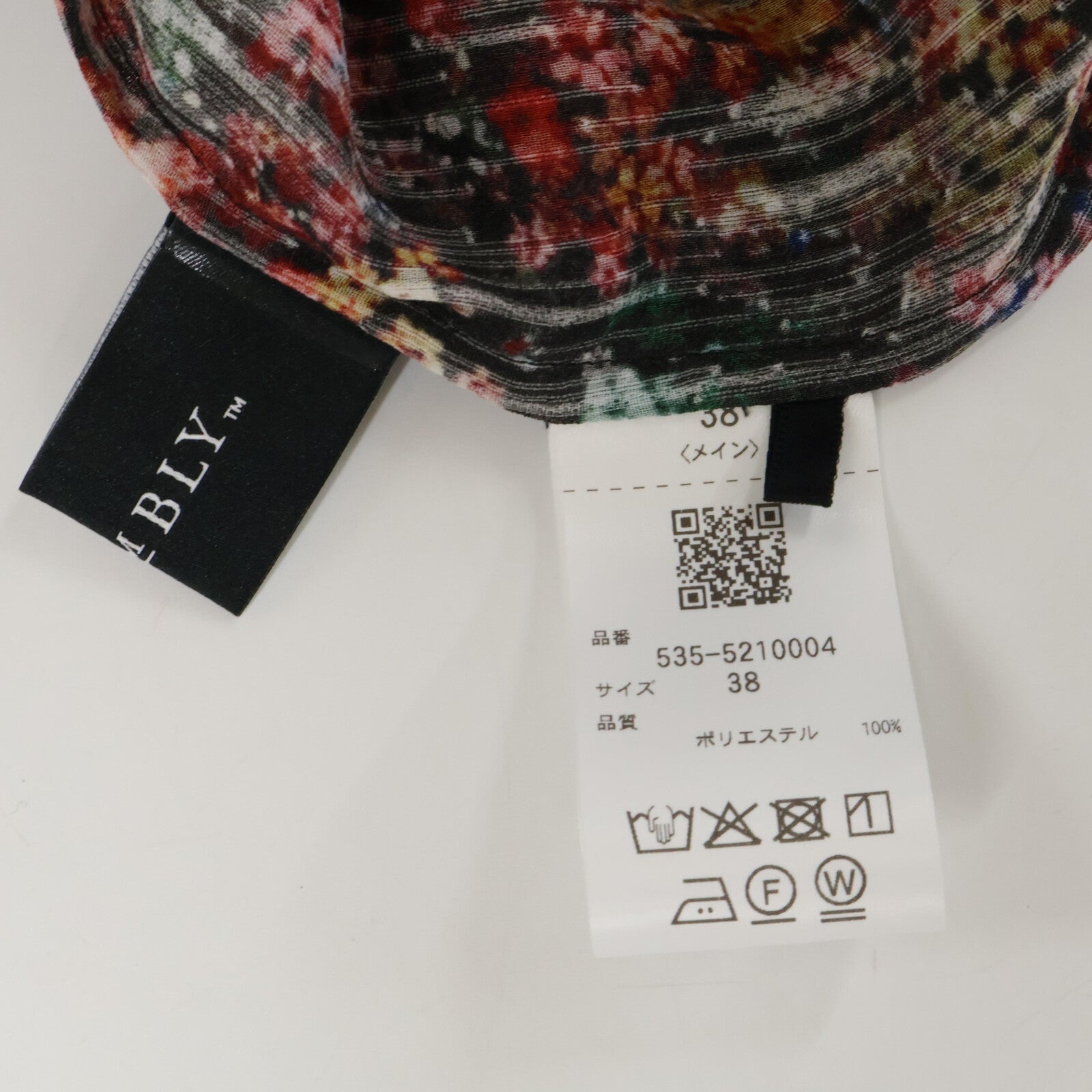 STUMBLY スタンブリー 【新品未穿/25AW】535-5210004 迷你花卉印花蝴蝶结女衬衫/上衣