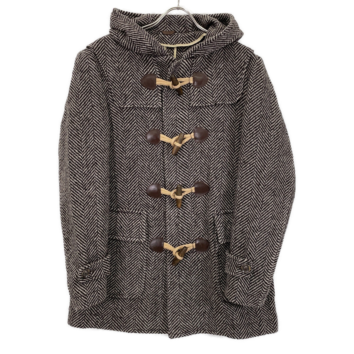 [Domestic Authorized] 5991017008 Herringbone Wool Duffle Coat 46 Men's
