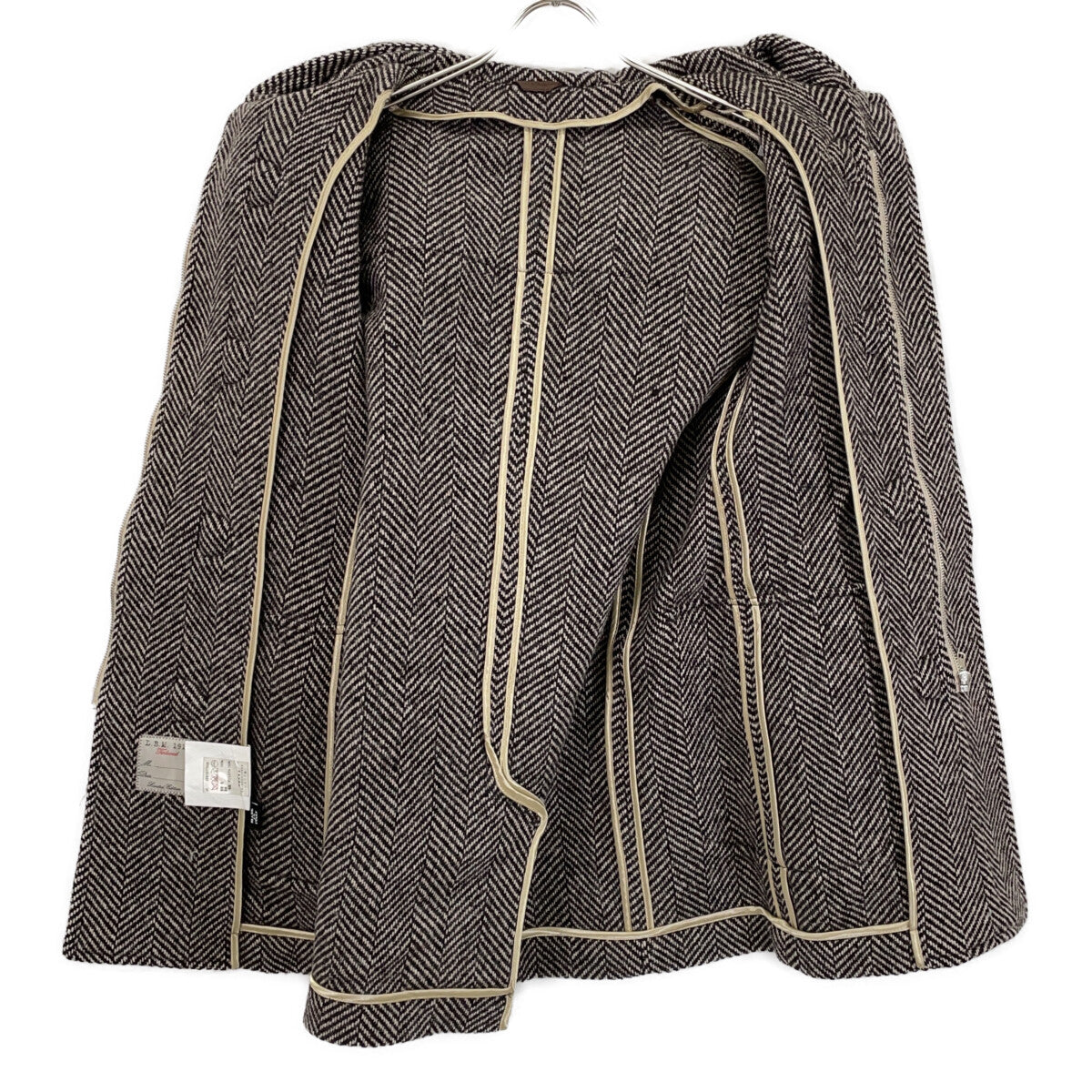 [Domestic Authorized] 5991017008 Herringbone Wool Duffle Coat 46 Men's
