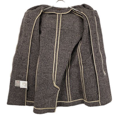 [Domestic Authorized] 5991017008 Herringbone Wool Duffle Coat 46 Men's