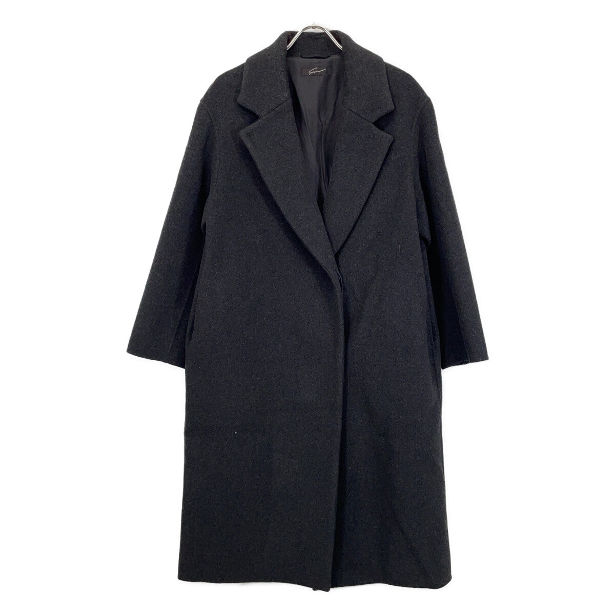 18A114-021 Cashmere Blend Wool Chester Coat O Ladies
