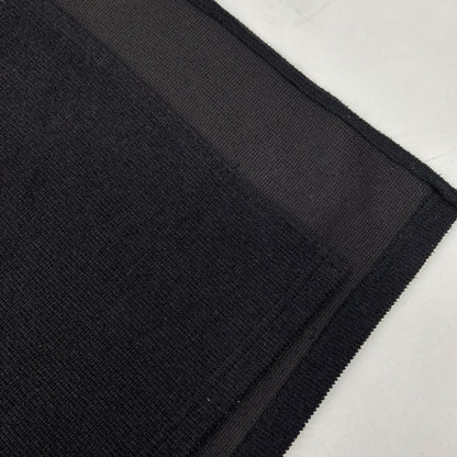 Black and Half Zip Sweat Dress Women's M