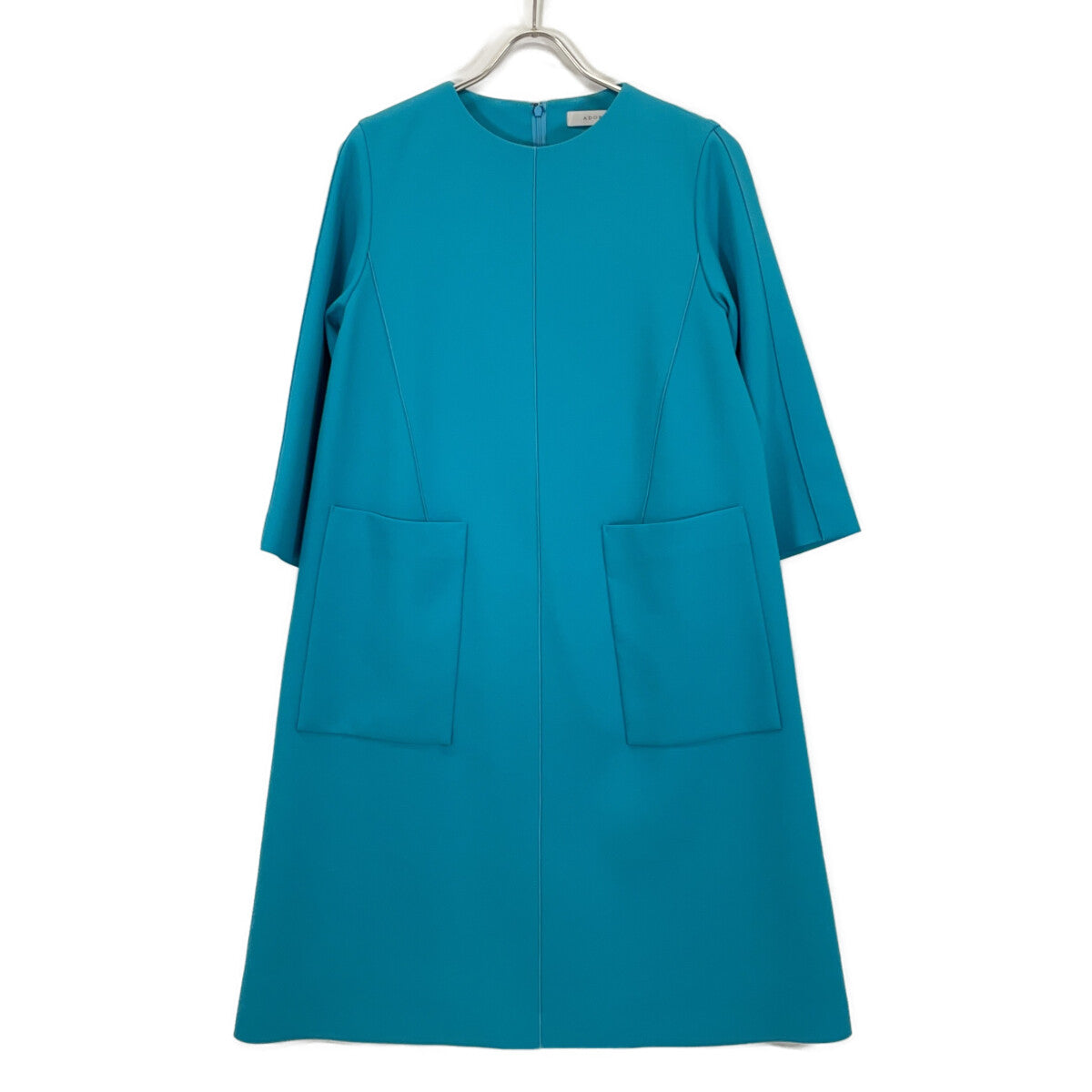 ADORE 531-1140213 Turquoise Blue Polyester Clear Bonding Dress