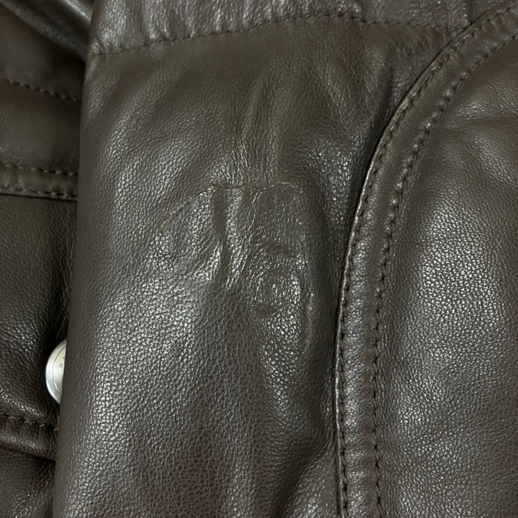 【国内正品】790515016001 羊毛领绵羊皮系带羽绒服 S 男款