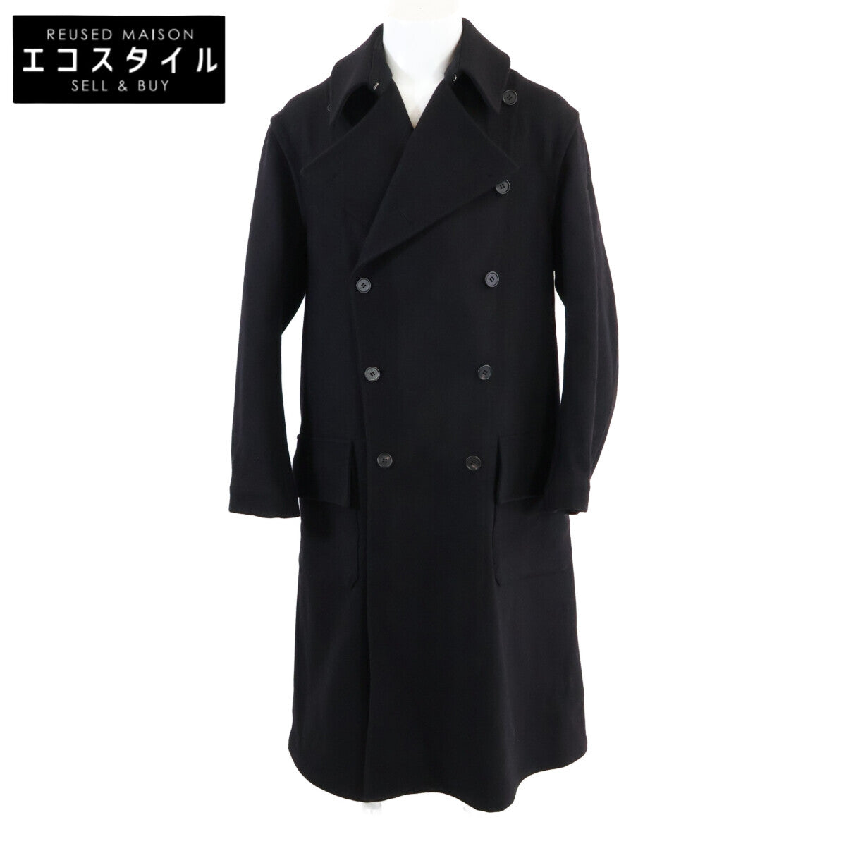 DRESS&ARCHIVES ドレスアンドアーカイブス 【美品】210726BK オーストリアローデン・クロス 一枚仕立て ダブルブレスト ジープコート コート