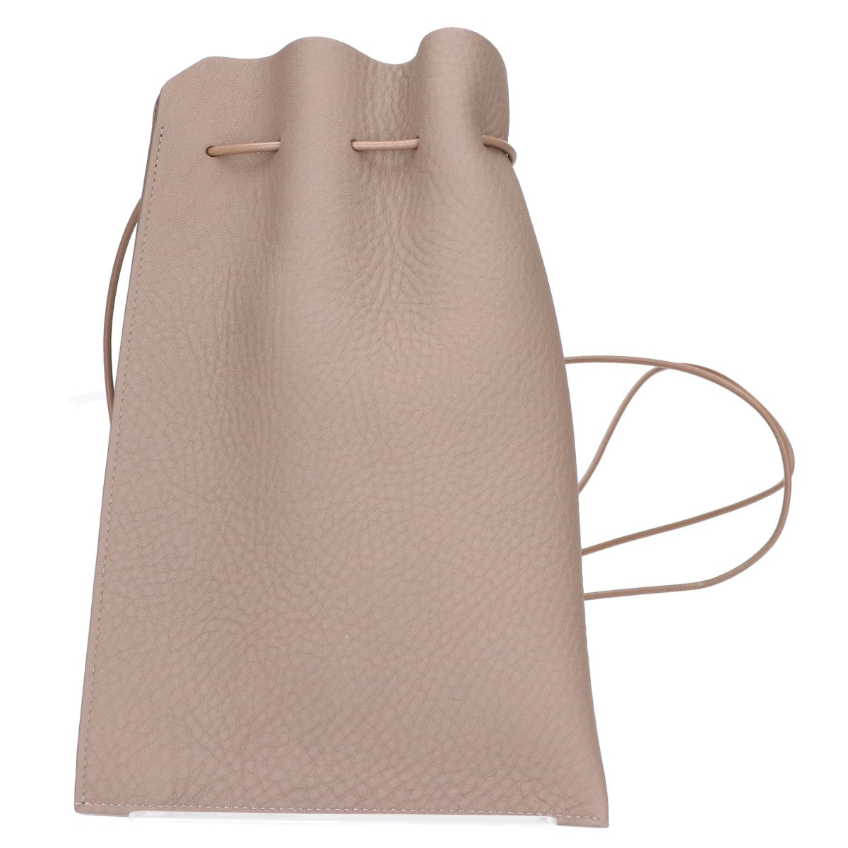 ITTI イッチ ITTI-BAG-090-DS トープ エコスタイルレザー HERRIE KINCHAKU POUCH/巾着ポーチ - ITTI イッチ ITTI-BAG-090-DS トープ エコスタイルレザー HERRIE