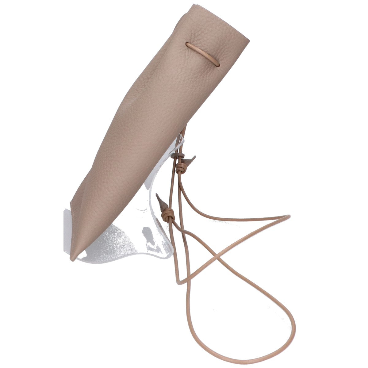 ITTI イッチ ITTI-BAG-090-DS トープ エコスタイルレザー HERRIE KINCHAKU POUCH/巾着ポーチ ハンドバッグ