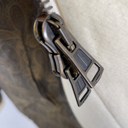 1piu1uguale3 ウノピゥウノウグァーレトレ MRC157-WOL157 ﾍﾞｰｼﾞｭ×ｷｬﾒﾙ WRAP HOODED ｳｰﾙﾎﾞｱﾌｰﾄﾞ切替ｺｰﾄ コート V