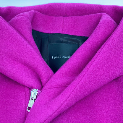 1piu1uguale3 ウノピゥウノウグァーレトレ 【美品】MRC150-WNY035 WRAP COAT ラップ コート