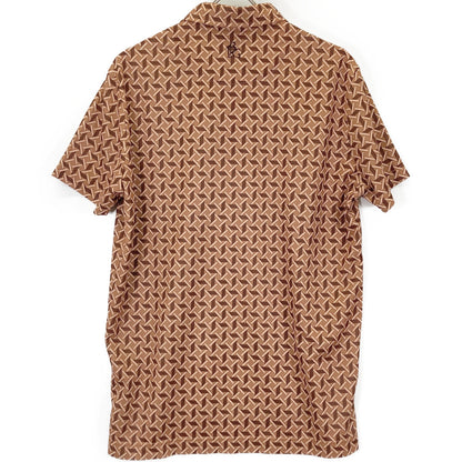 1piu1uguale3 ウノピゥウノウグァーレトレ GOLF GCT003 113 GOLF CLASSIC / S/S POLO ORIZURU All-over pattern short-sleeved polo shirt/ Top