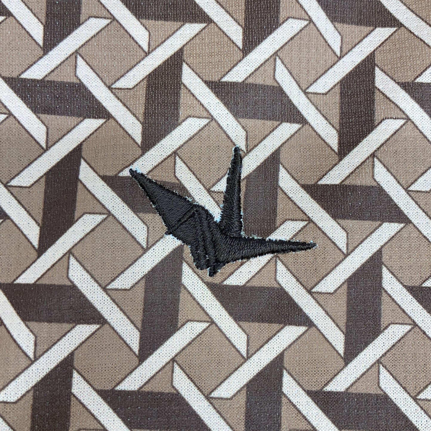 1piu1uguale3 ウノピゥウノウグァーレトレ GOLF GCT003 113 GOLF CLASSIC / S/S POLO ORIZURU 総柄 半袖ポロシャツ/ トップス