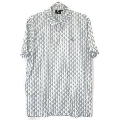 1piu1uguale3 ウノピゥウノウグァーレトレ GOLF GCT002 113 GOLF CLASSIC / S/S POLO ORIZURU 総柄 半袖ポロシャツ/ トップス