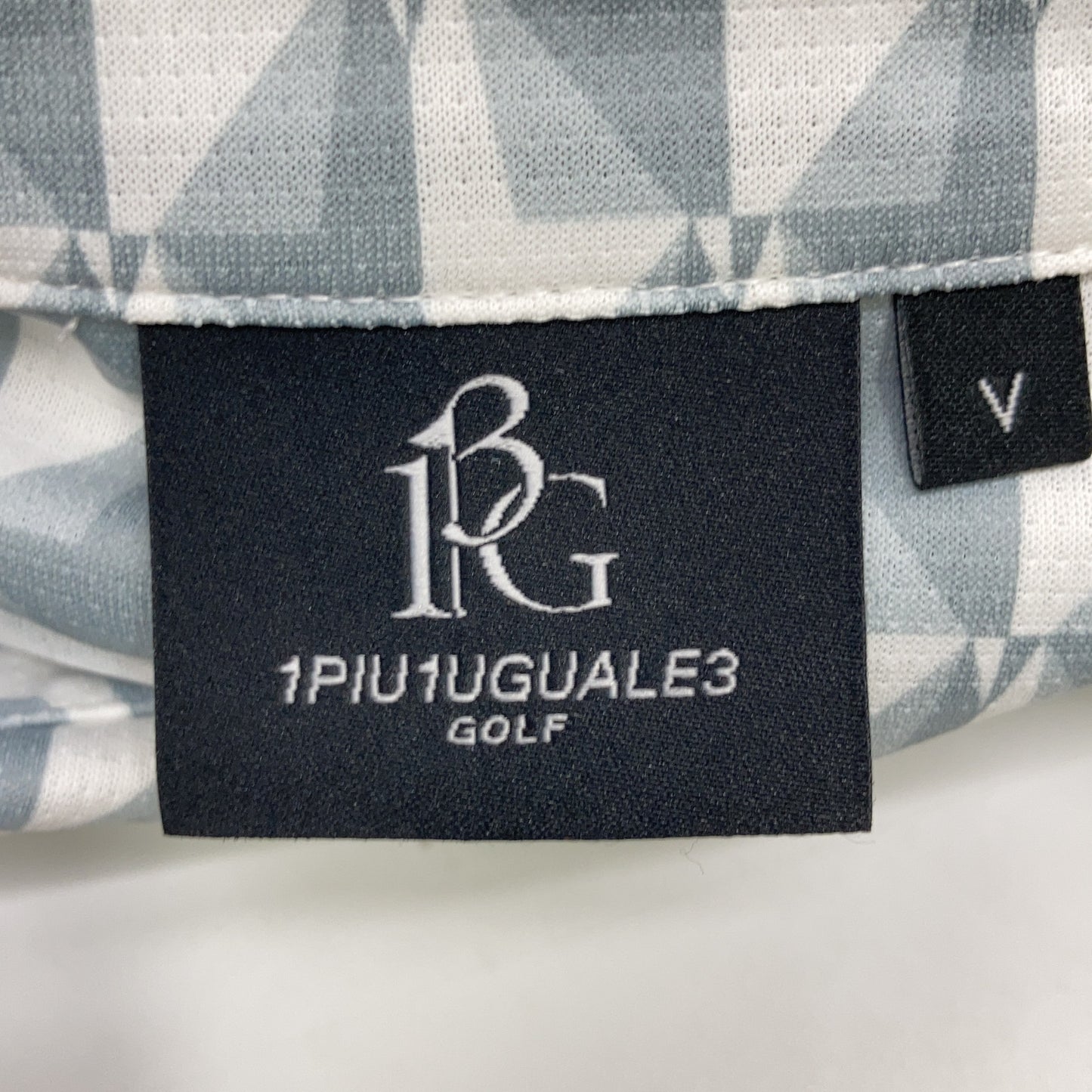 1piu1uguale3 ウノピゥウノウグァーレトレ GOLF GCT002 113 GOLF CLASSIC / S/S POLO ORIZURU 総柄 半袖ポロシャツ/ トップス
