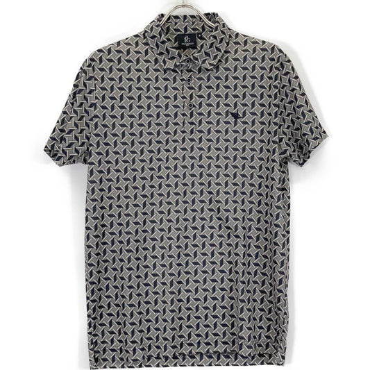 1piu1uguale3 ウノピゥウノウグァーレトレ GOLF GCT003 113 GOLF CLASSIC / S/S POLO ORIZURU 総柄 半袖ポロシャツ/ トップス III