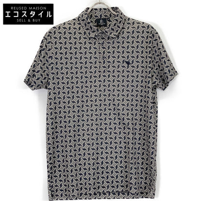 1piu1uguale3 ウノピゥウノウグァーレトレ GOLF GCT003 113 GOLF CLASSIC / S/S POLO ORIZURU 総柄 半袖ポロシャツ/ トップス