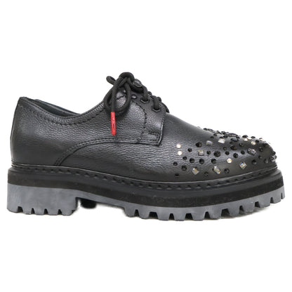 PIET 【Pristine Condition】Swarovski Lunar New Year Crystal Platform Leather Shoes